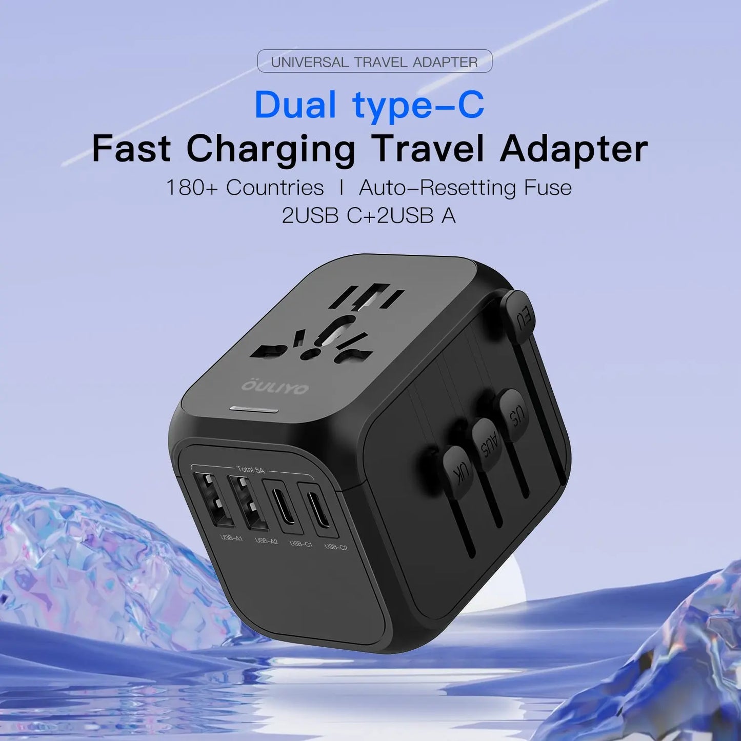 Universal Travel Adapter NZ MARKET CLUB