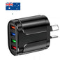 Universal USB Fast Charger Mobile Phone 3.1A Multiple 4 Ports USB Travel Adapter NZ MARKET CLUB