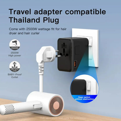 Universal Travel Adapter NZ MARKET CLUB