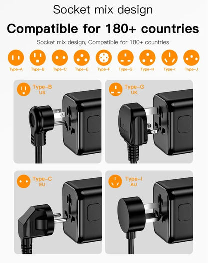 Universal Travel Adapter NZ MARKET CLUB