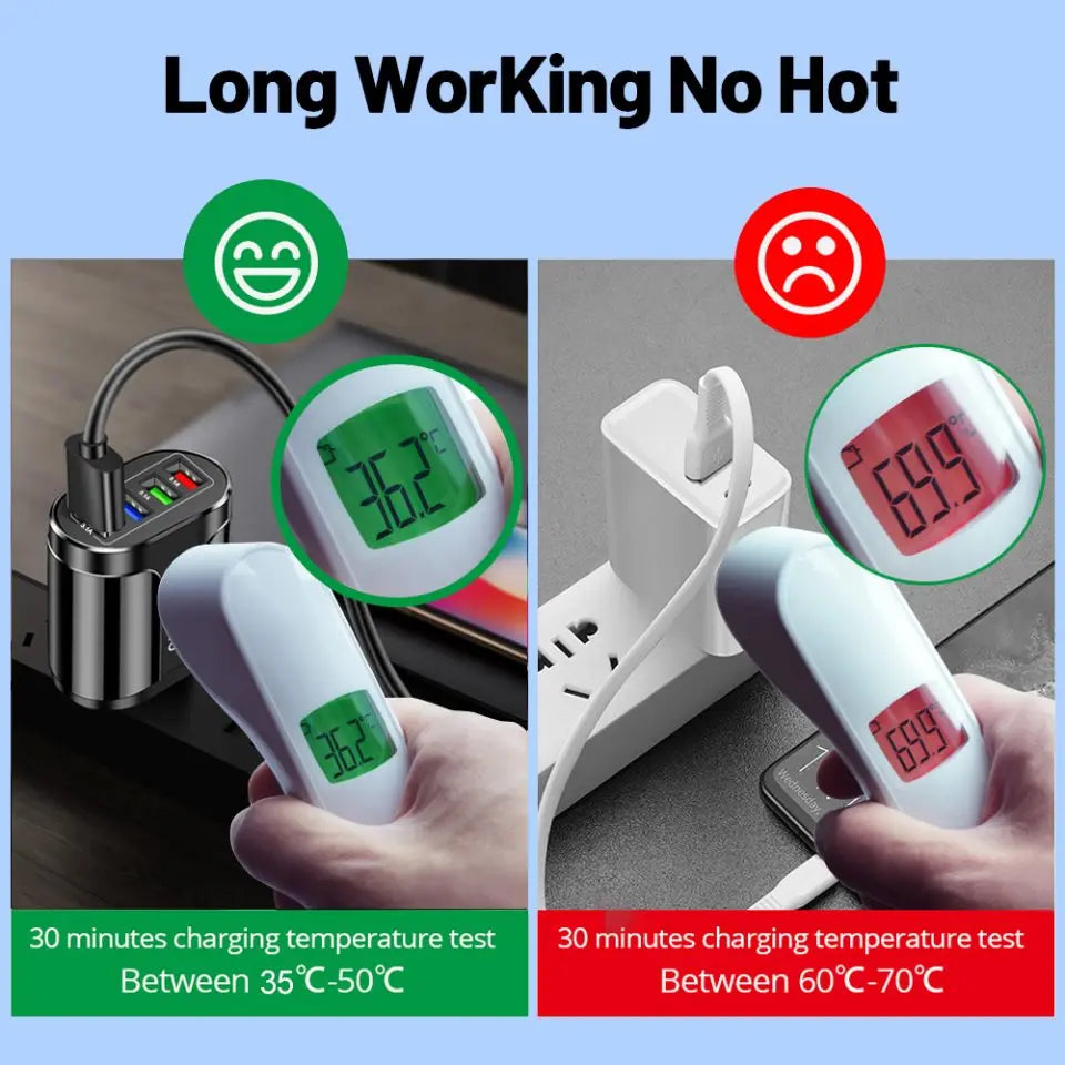 Universal USB Fast Charger Mobile Phone 3.1A Multiple 4 Ports USB Travel Adapter NZ MARKET CLUB