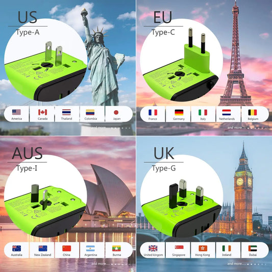 Universal Travel Adapter NZ MARKET CLUB