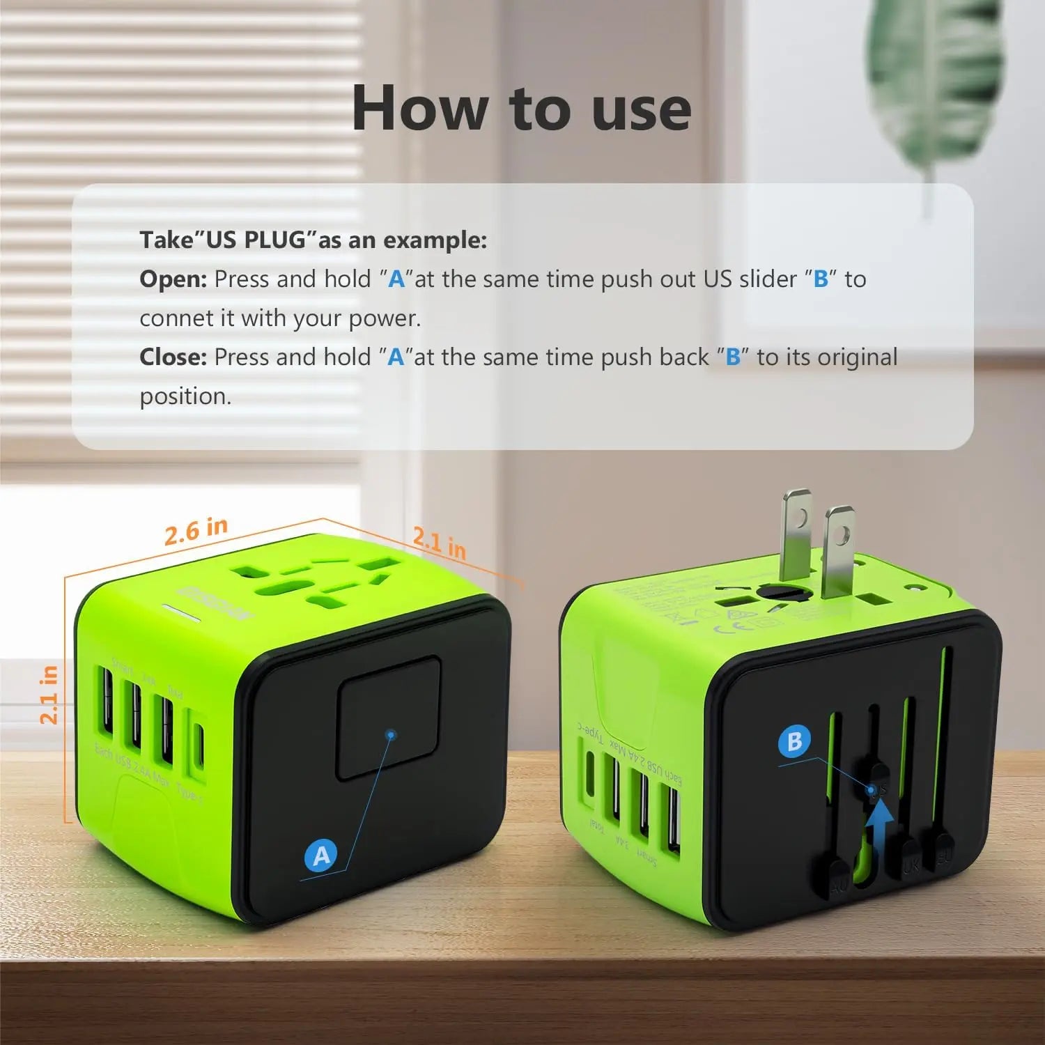 Universal Travel Adapter NZ MARKET CLUB