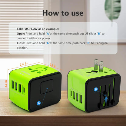 Universal Travel Adapter NZ MARKET CLUB