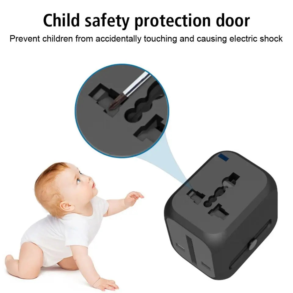 Universal Travel Adapter NZ MARKET CLUB
