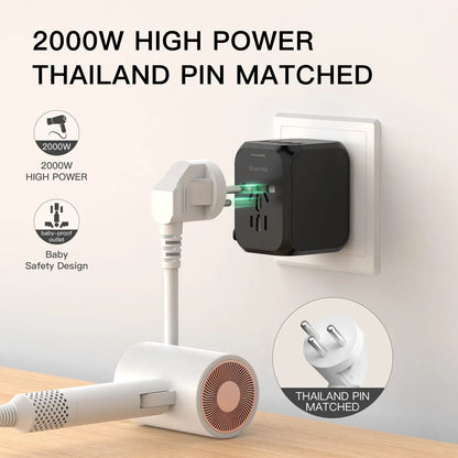 Universal Travel Adapter NZ MARKET CLUB